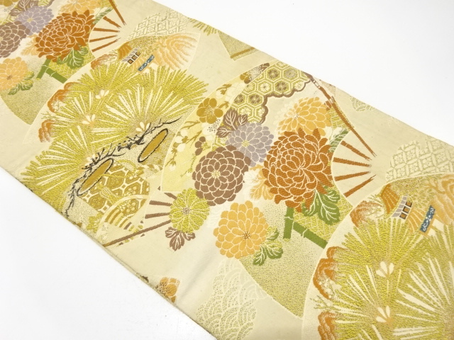 Japanese Kimono / Antique Maru Obi Combined weave